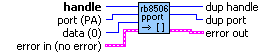 RB8506 PPORT Set Port Data